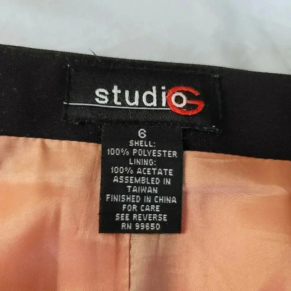 Studio G color block size 6 midi skirt Knee Length - Picture 6 of 7